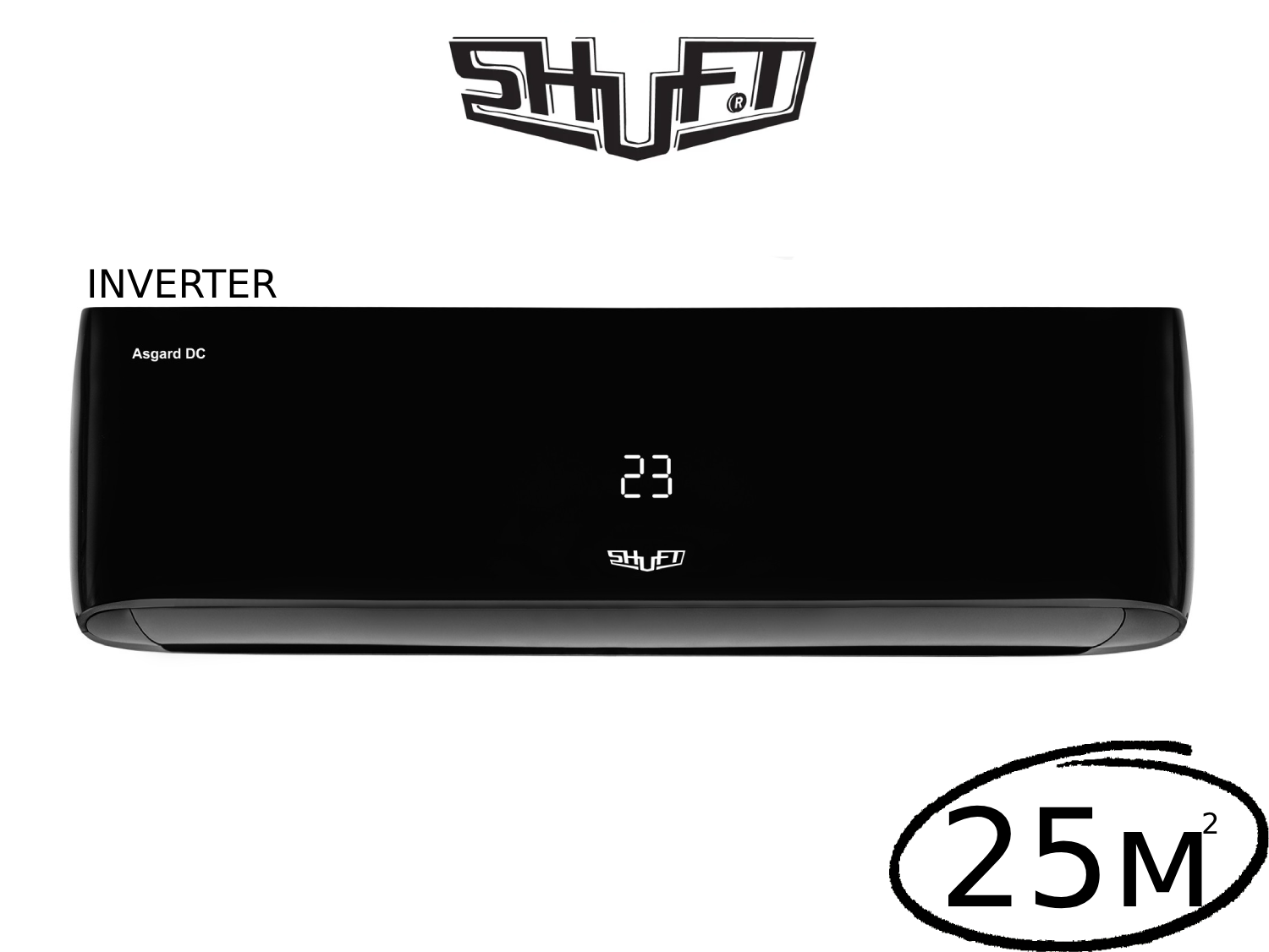 Сплит-система SHUFT серии Asgard Black SFTHAI-09HN8/BL Inverter комплект