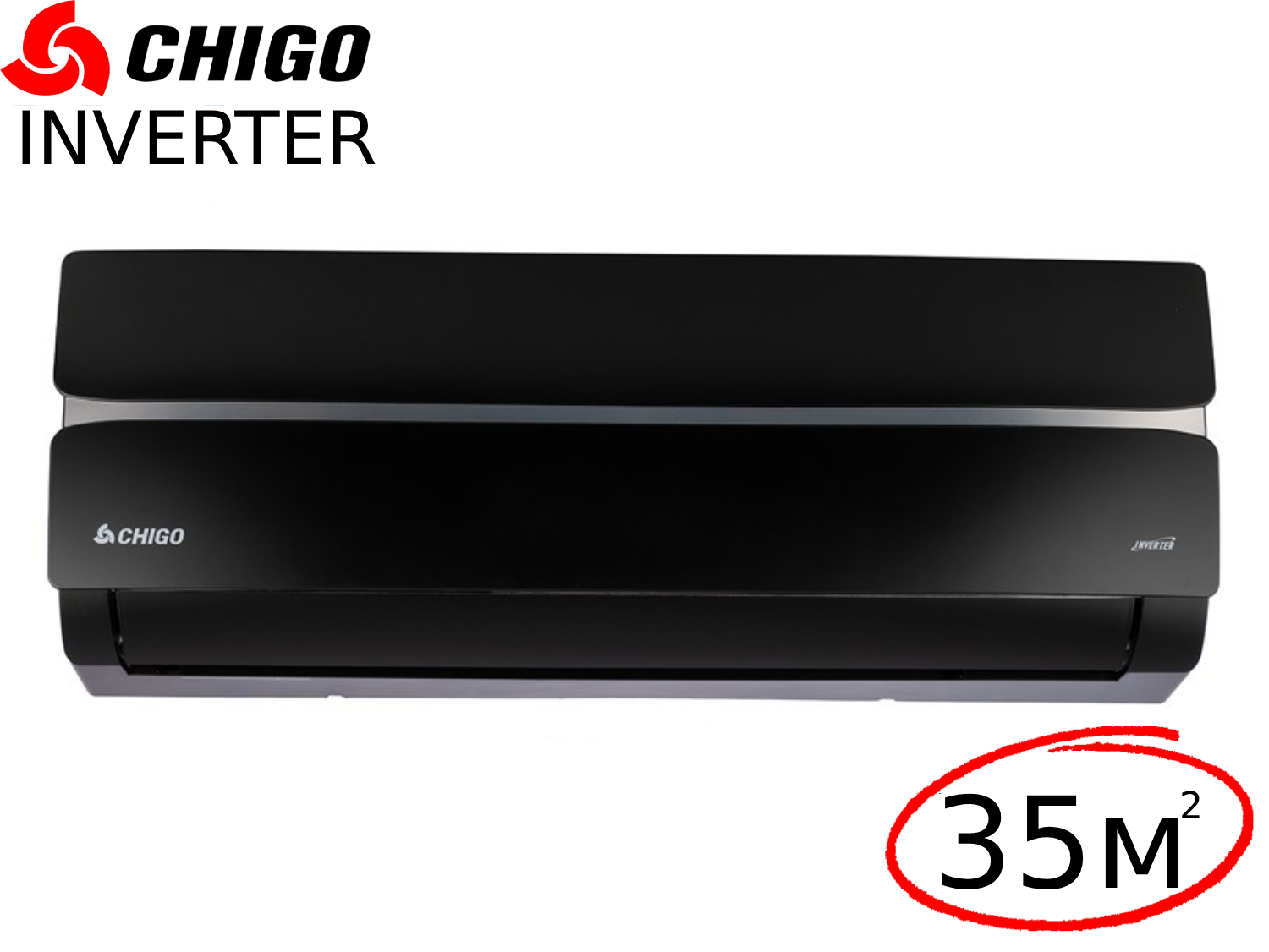 Сплит-система Chigo серии KING CS-25V3A-1C172 Black Inverter комплект