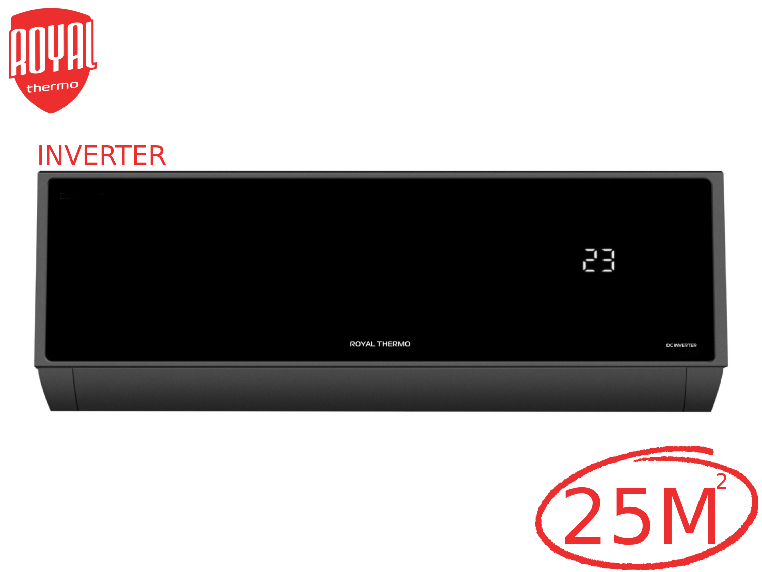 Сплит-система  ROYAL THERMO серии BAROCCO DC RTBI-09HN8/black комплект