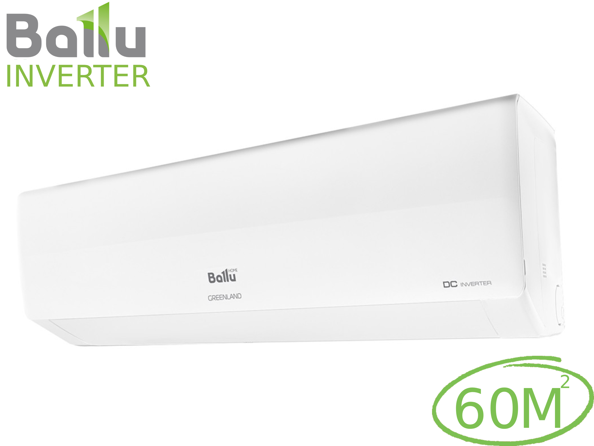 Сплит-система BALLU серии GREENLAND BSGRI-24HN8_22Y Inverter комплект