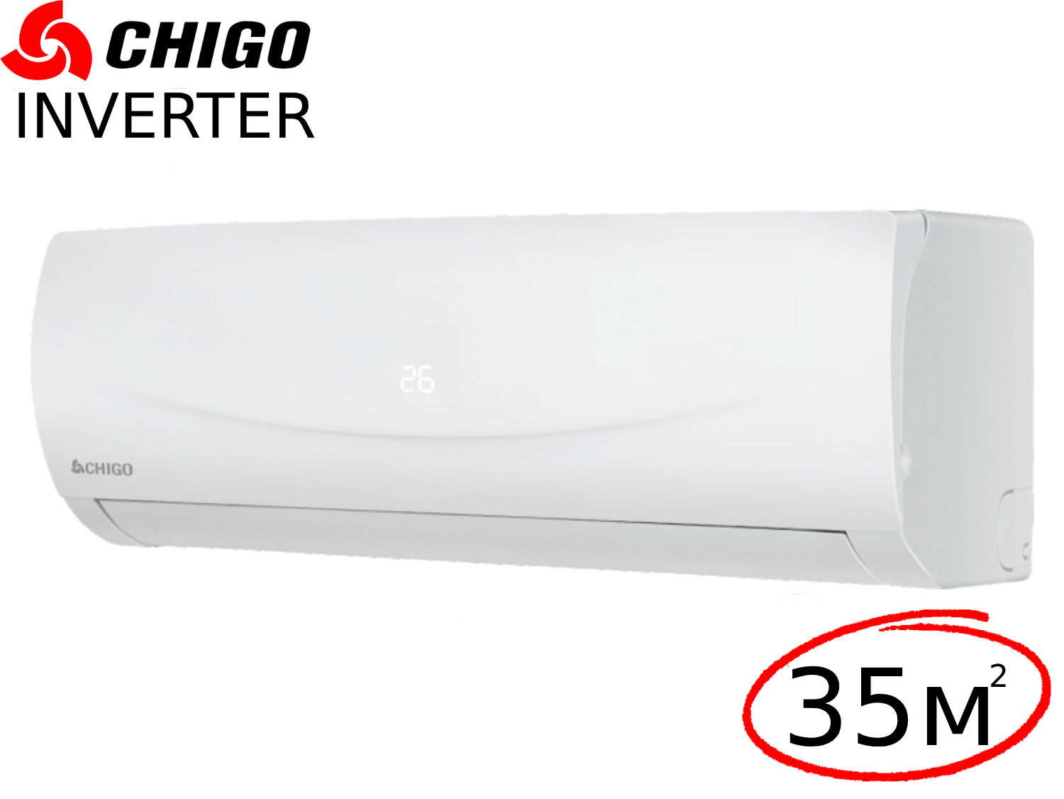 Cплит-система Chigo серии ALBA CS-35V3A-1C150 Inverter комплект