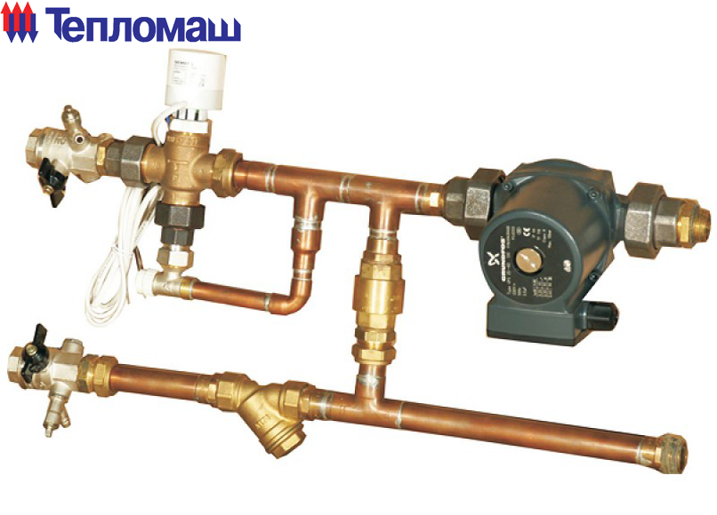 Смесительный узел для завес с водяным источником тепла "Узел 6,3"