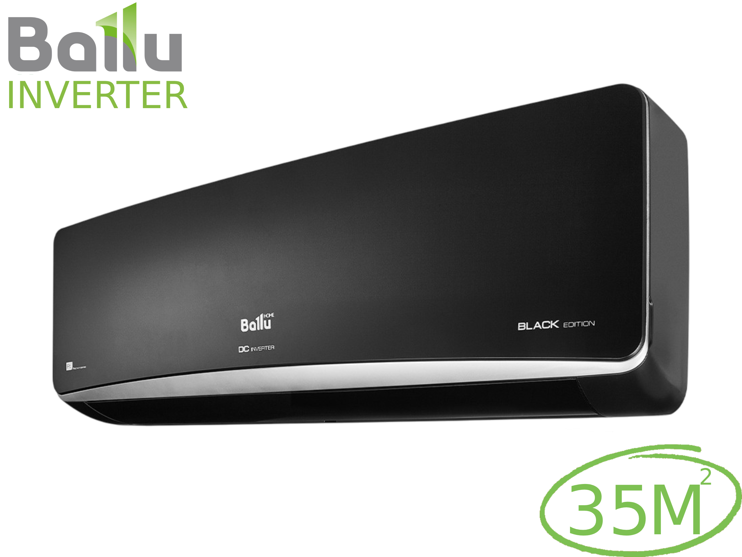 Сплит-система инверторного типа Ballu Platinum Black Edition  BSPI-13HN8/BL/EU комплект