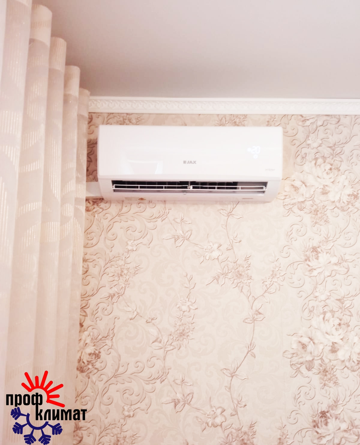 Установили клиенту сплит-систему JAX 