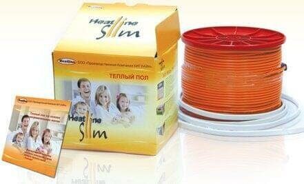 Двужильный тёплый пол на катушке Heatline-SLIM SL-1100