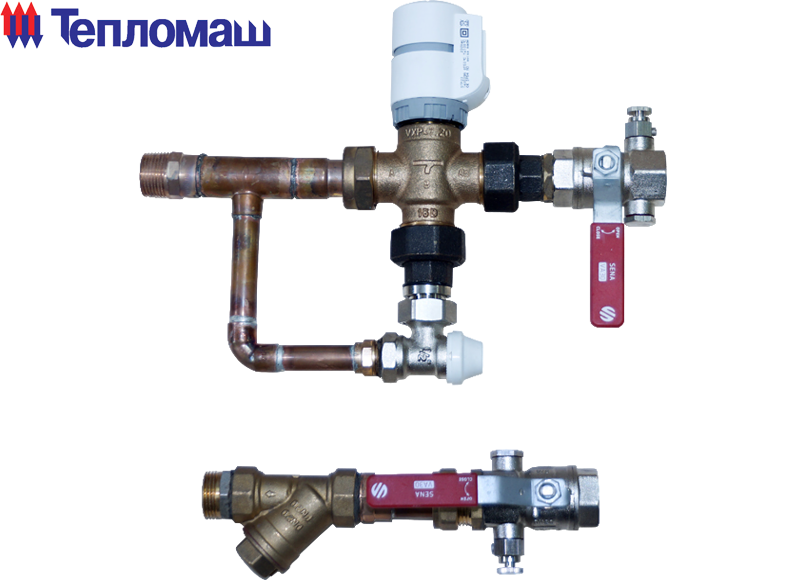 Смесительный узел для завес с водяным источником тепла "Узел 4"