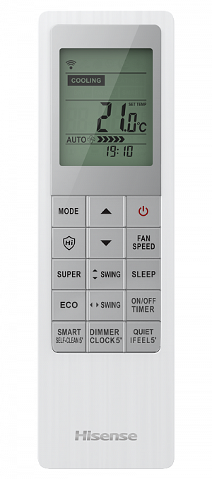 Инверторная сплит-система серии SILVER CRYSTAL SUPER DC Inverter Wi-Fi AS-10UW4RVETG01(S) (комплект)